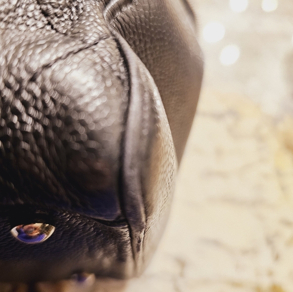 Authentic Chanel bag purse black caviar leather $5800 Bowler quilted - Picture 13 of 16